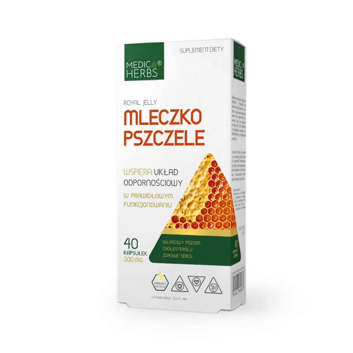 Mleczko Pszczele 40 kaps. Medica Herbs