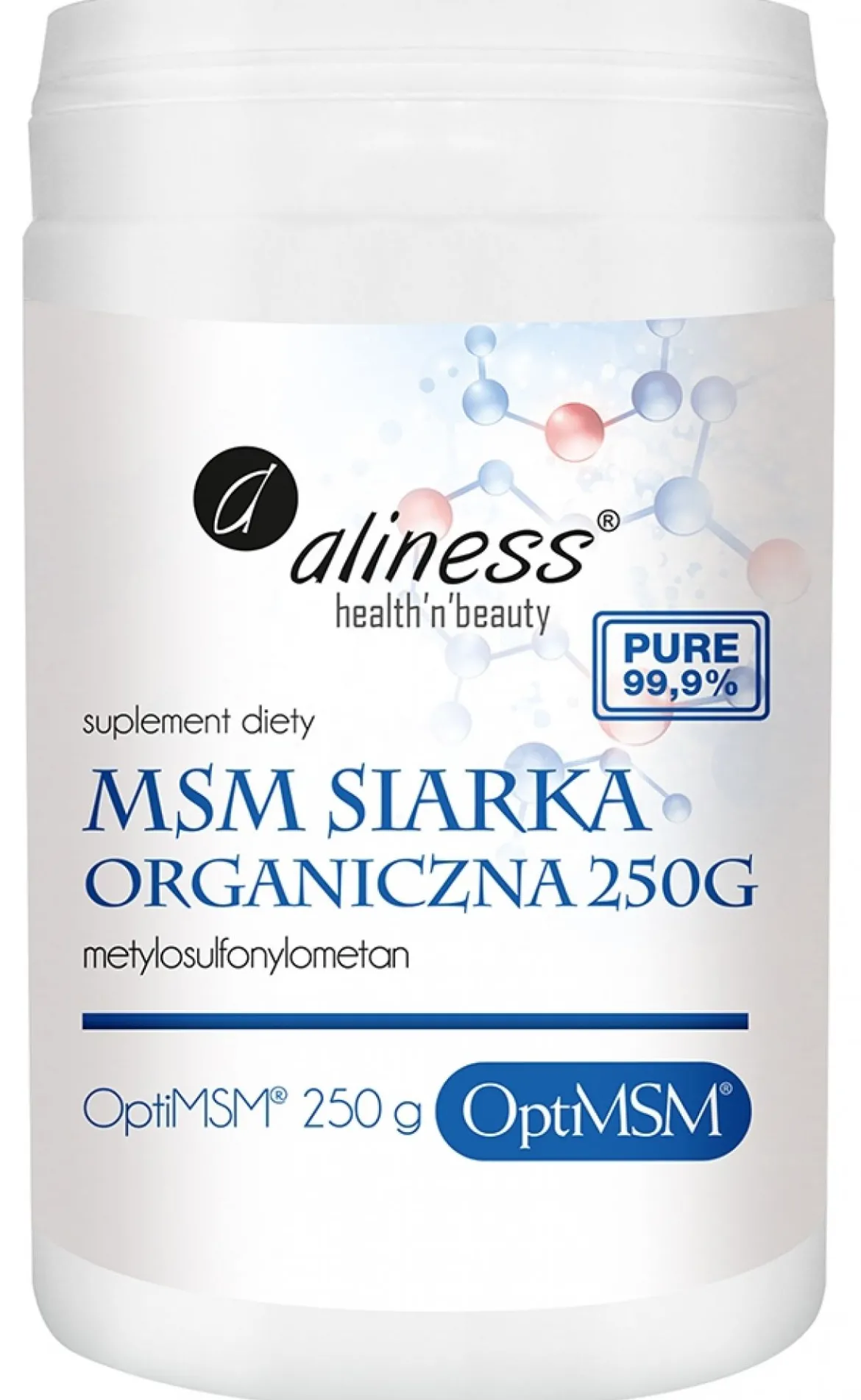 MSM Siarka Organiczna 250g Aliness