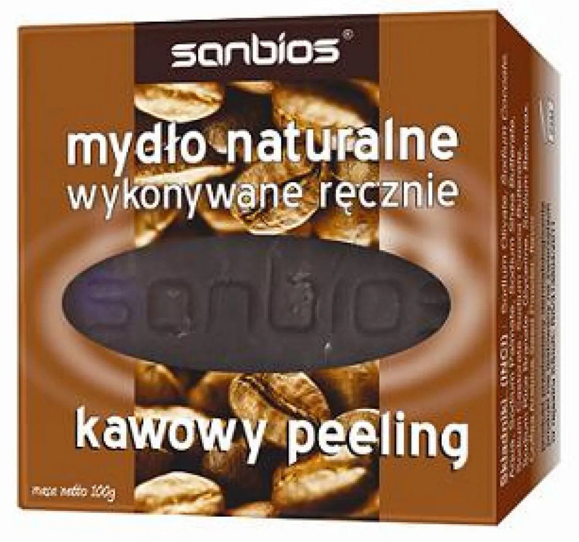 Mydło kawowy peeling 100g Sanbios