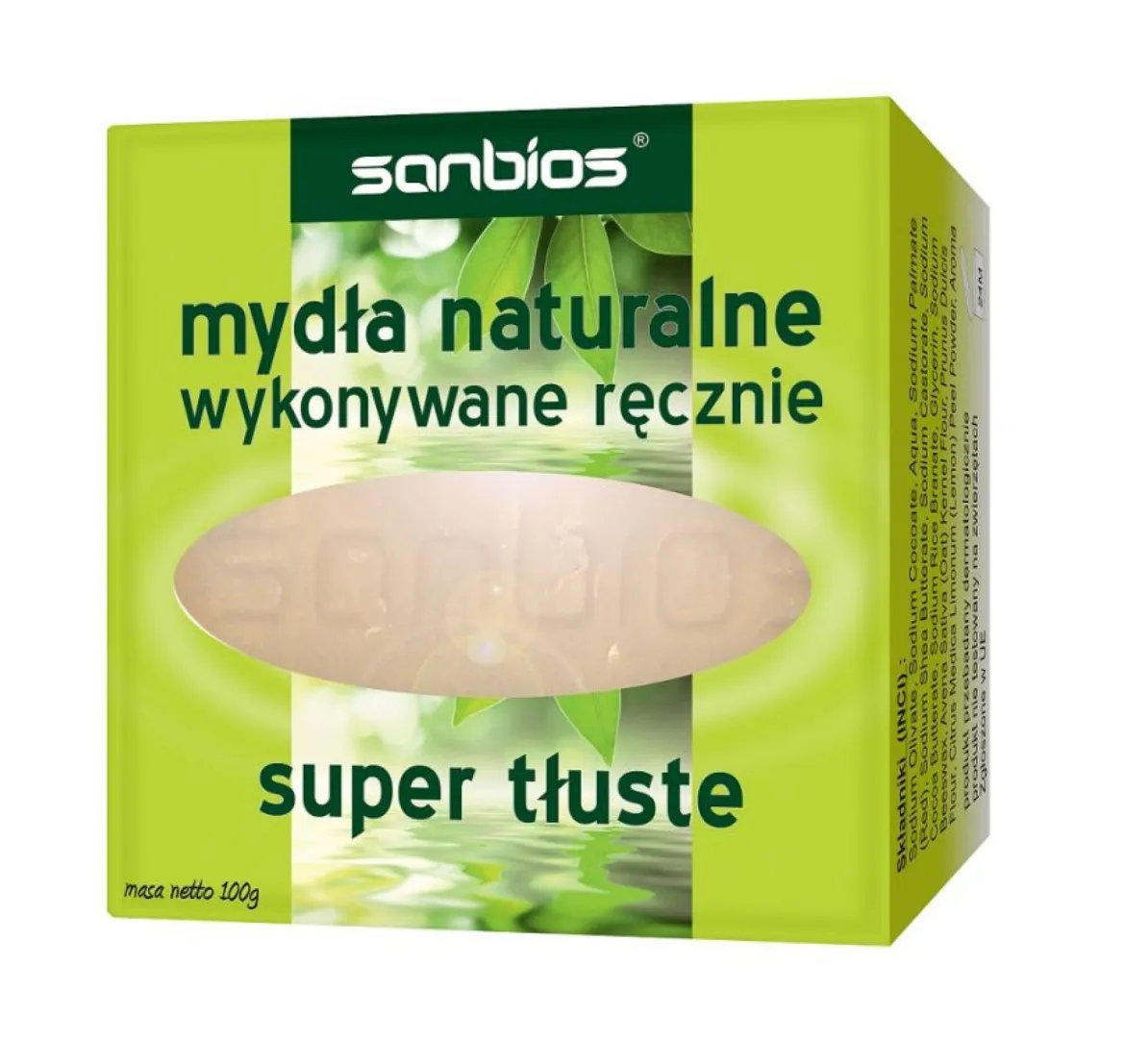 Mydło Super tłuste 100g Sanbios