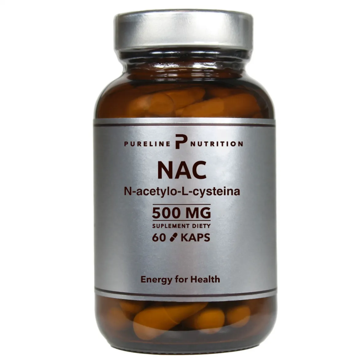 NAC 500mg 60 kaps. Pureline Nutrition