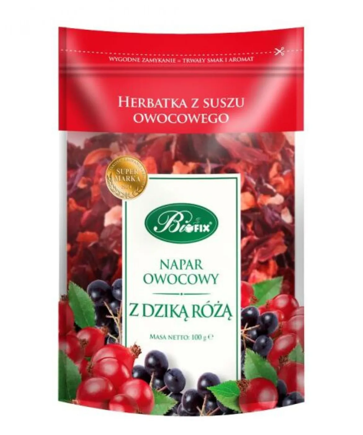 Napar owocowy z Dziką Różą 100g BiFix