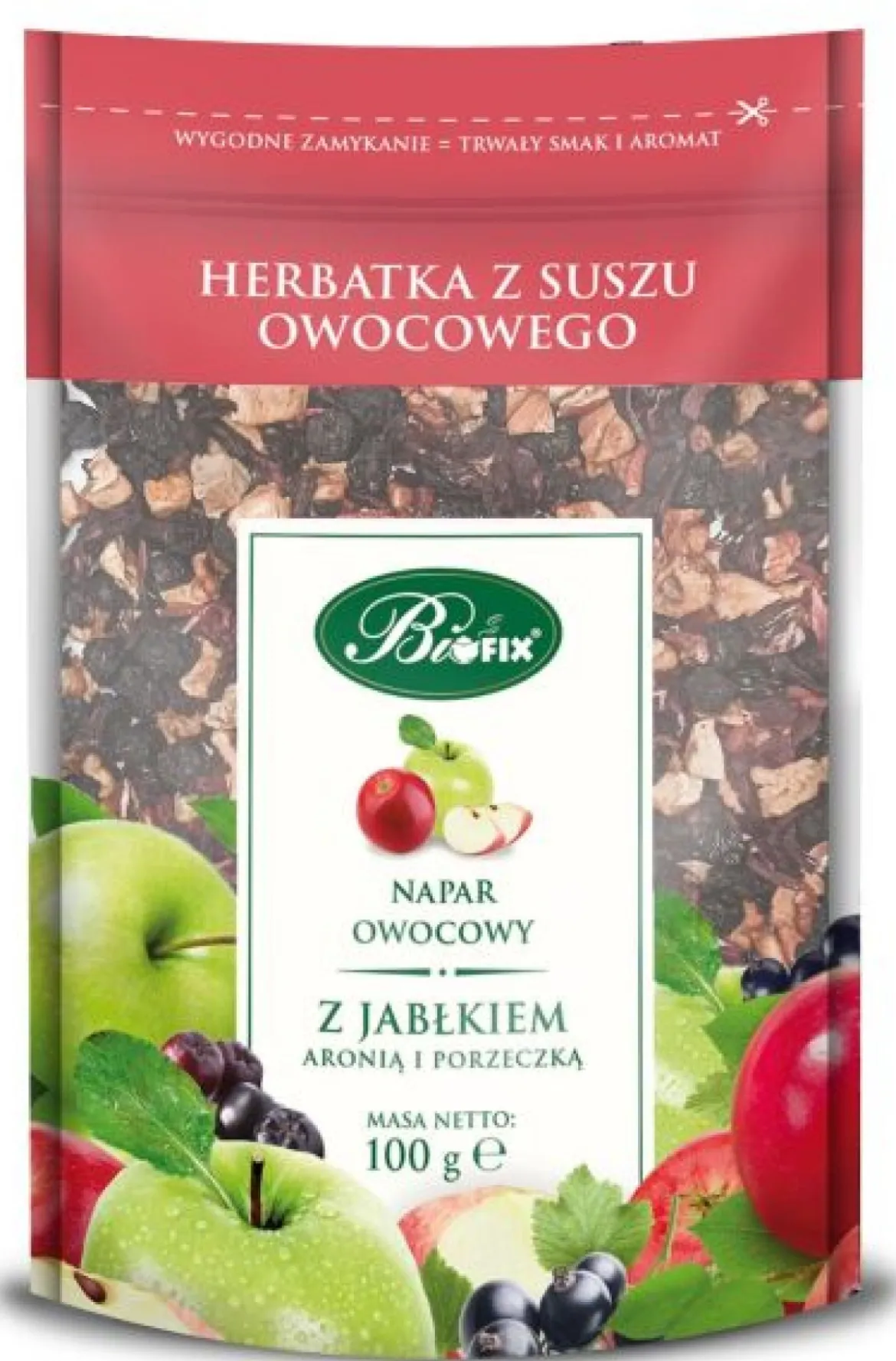 Napar owocowy z Jabłkiem Aronią i Porzeczką 100g BiFix
