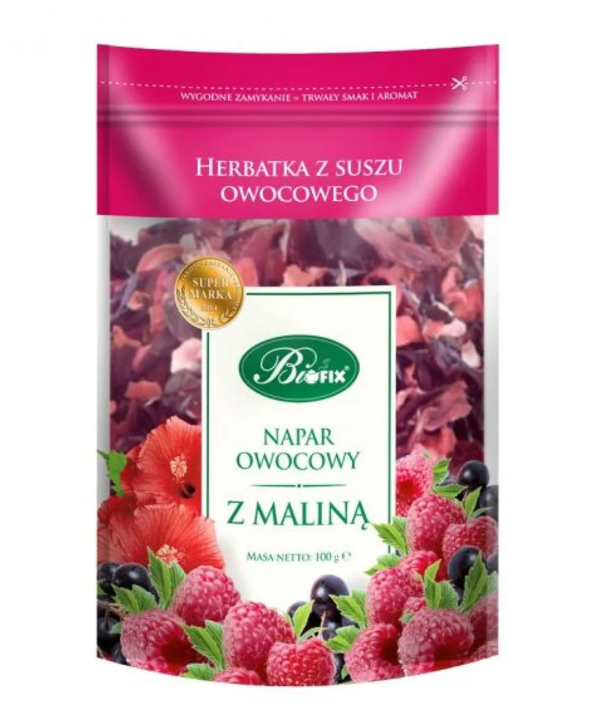 Napar owocowy z Maliną 100g BiFix