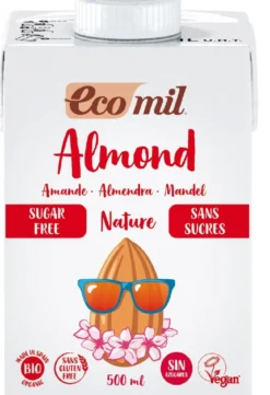 Napój migdałowy bez cukru BEZGL. BIO 500ml Ecomil