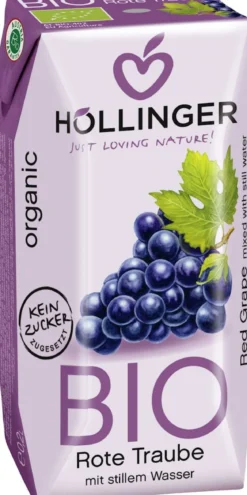 Napój z Czerwonych Winogron BIO 200ml Hollinger