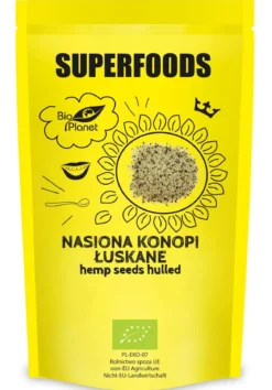 Nasiona Konopi Łuskane BIO 200g Bio Planet