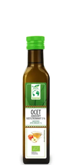 Ocet Jabłkowy 5% Niefiltrowany BIO 250ml Bio Planet