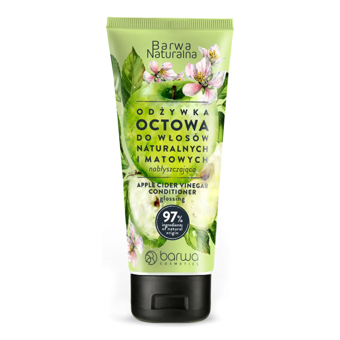 Odżywka Octowa do włosów naturalnych i matowych Nabłyszczająca 200ml Barwa