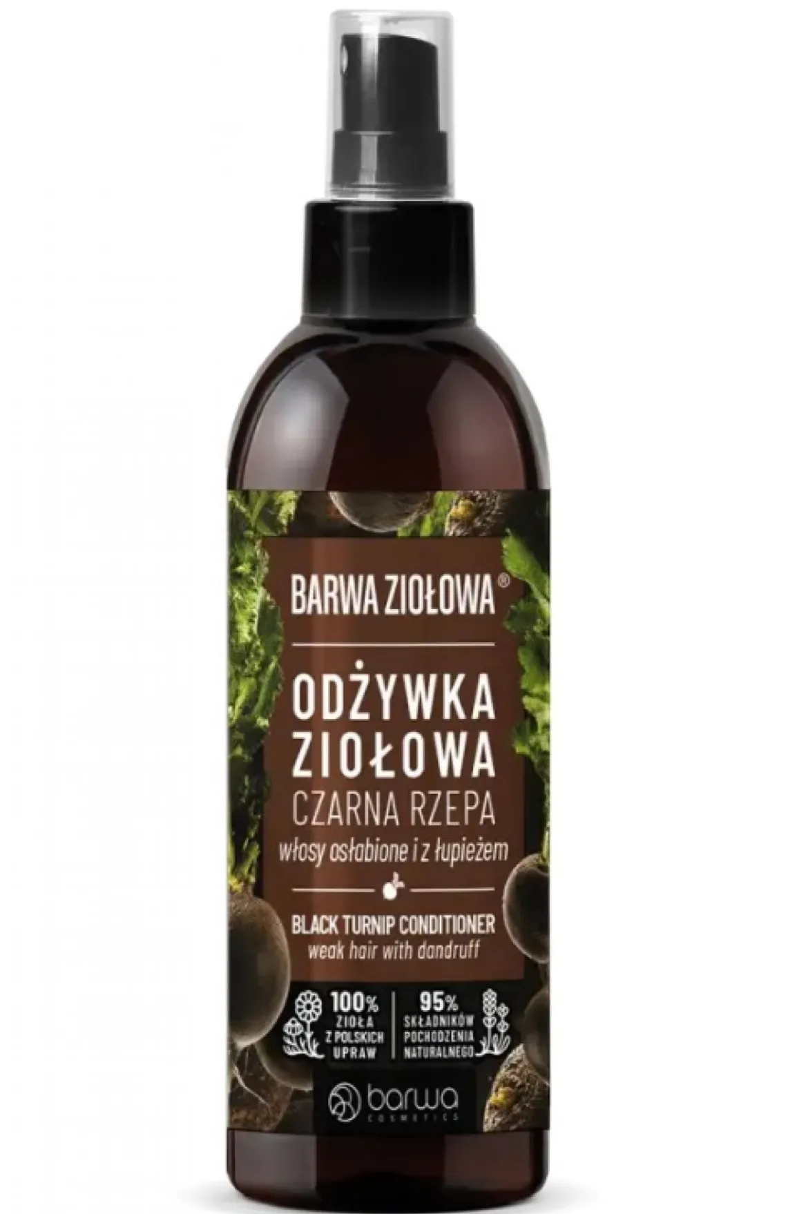 Odżywka Ziołowa Czarna Rzepa w sprayu Barwa Ziołowa 250 ml