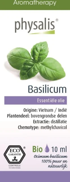Olejek Eteryczny Bazylia Pospolita EKO 10ml Physalis