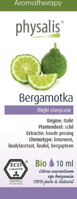 Olejek Eteryczny Bergamotka ECO 10ml Physalis