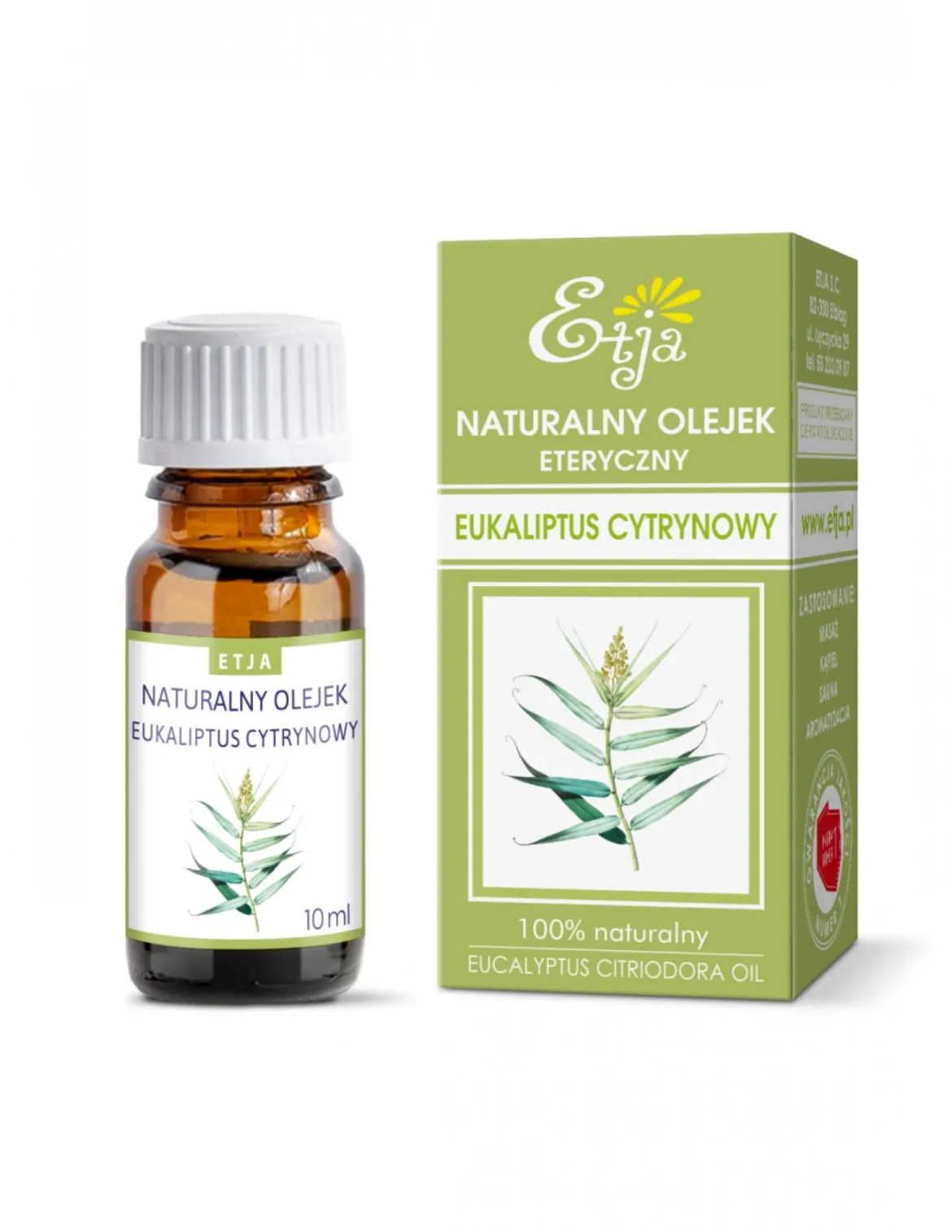 Olejek Eukaliptus cytrynowy 10ml Etja