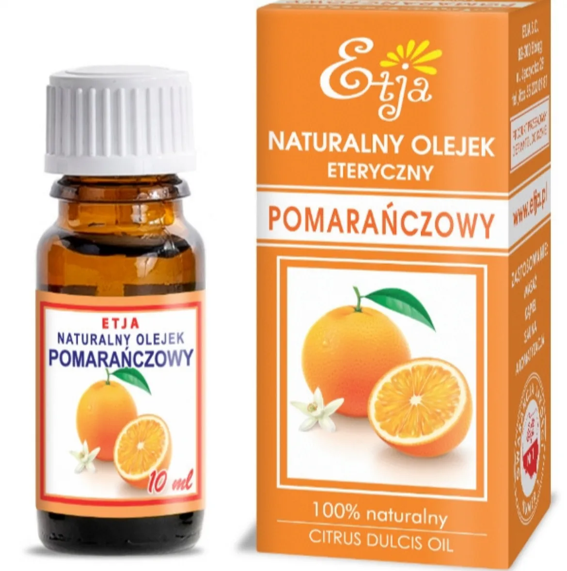 Olejek Pomarańczowy 10ml Etja