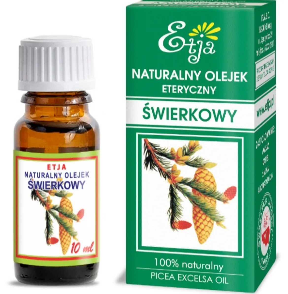 Olejek Świerkowy 10ml Etja