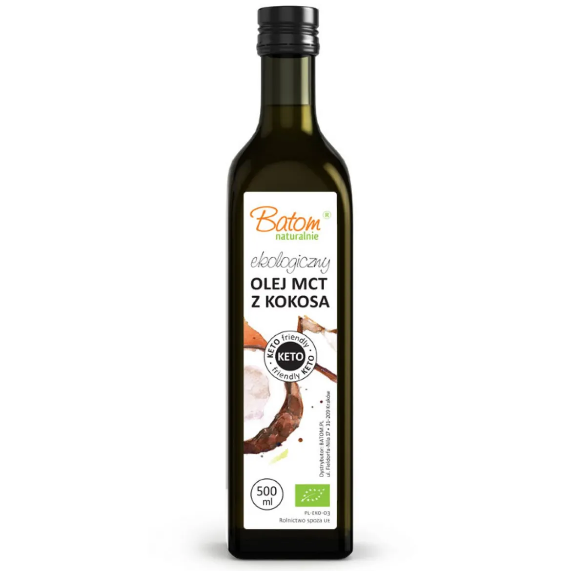Olej MCT z Kokosa BIO 500ml Batom