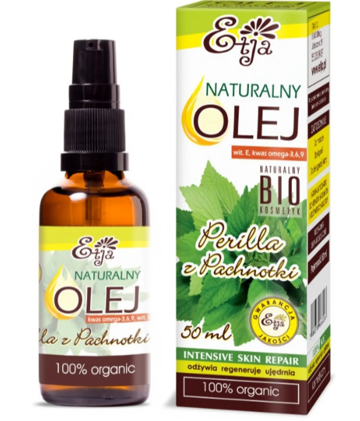Olej Perilla z Pachnotki Bio 50ml Etja