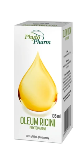 Olej Rycynowy płyn doustny (Oleum Ricini) 105ml PhytoPharm