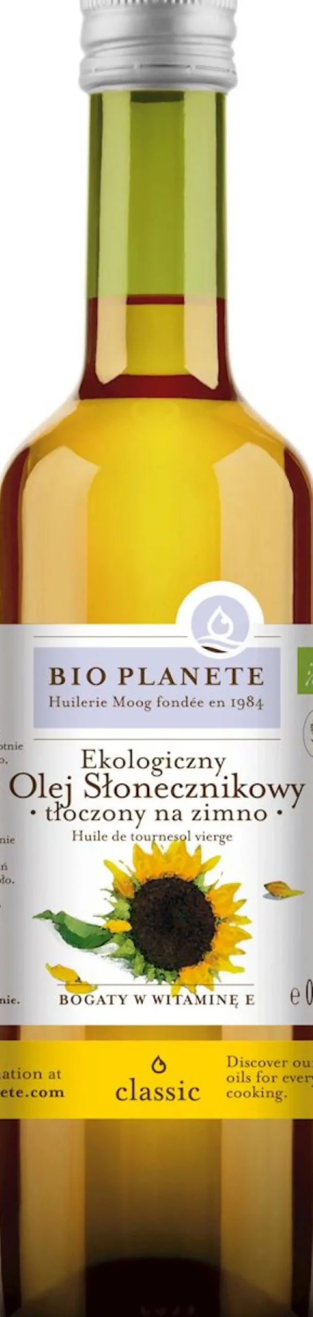 Olej słonecznikowy BIO 500ml Bio Planete