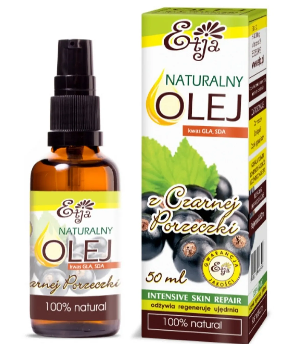 Olej z Czarnej Porzeczki 50ml Etja