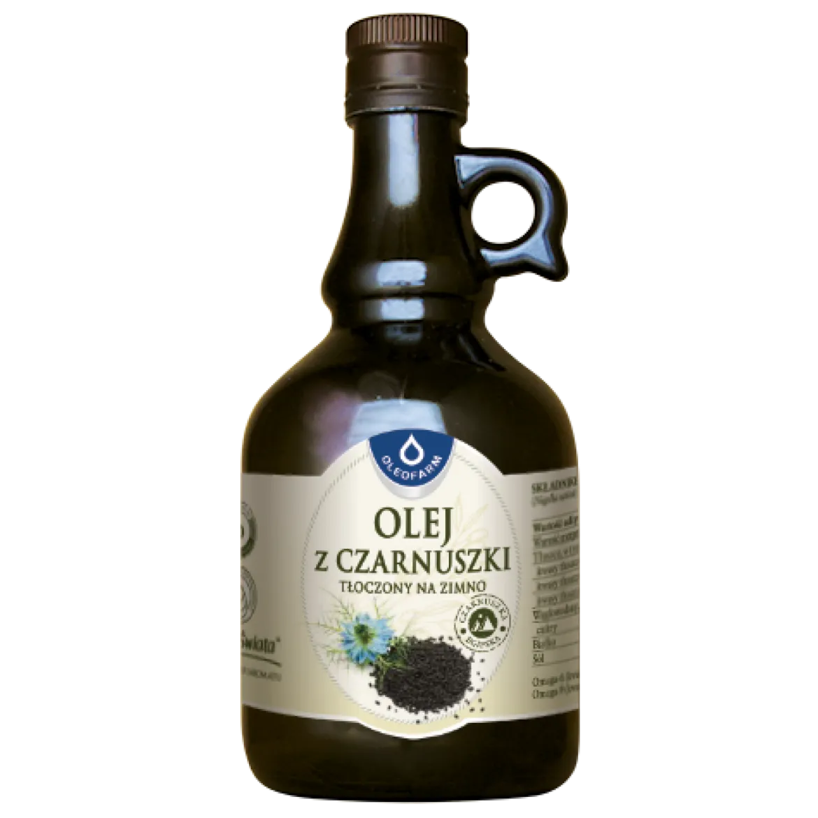 Olej z czarnuszki 500ml Oleofarm