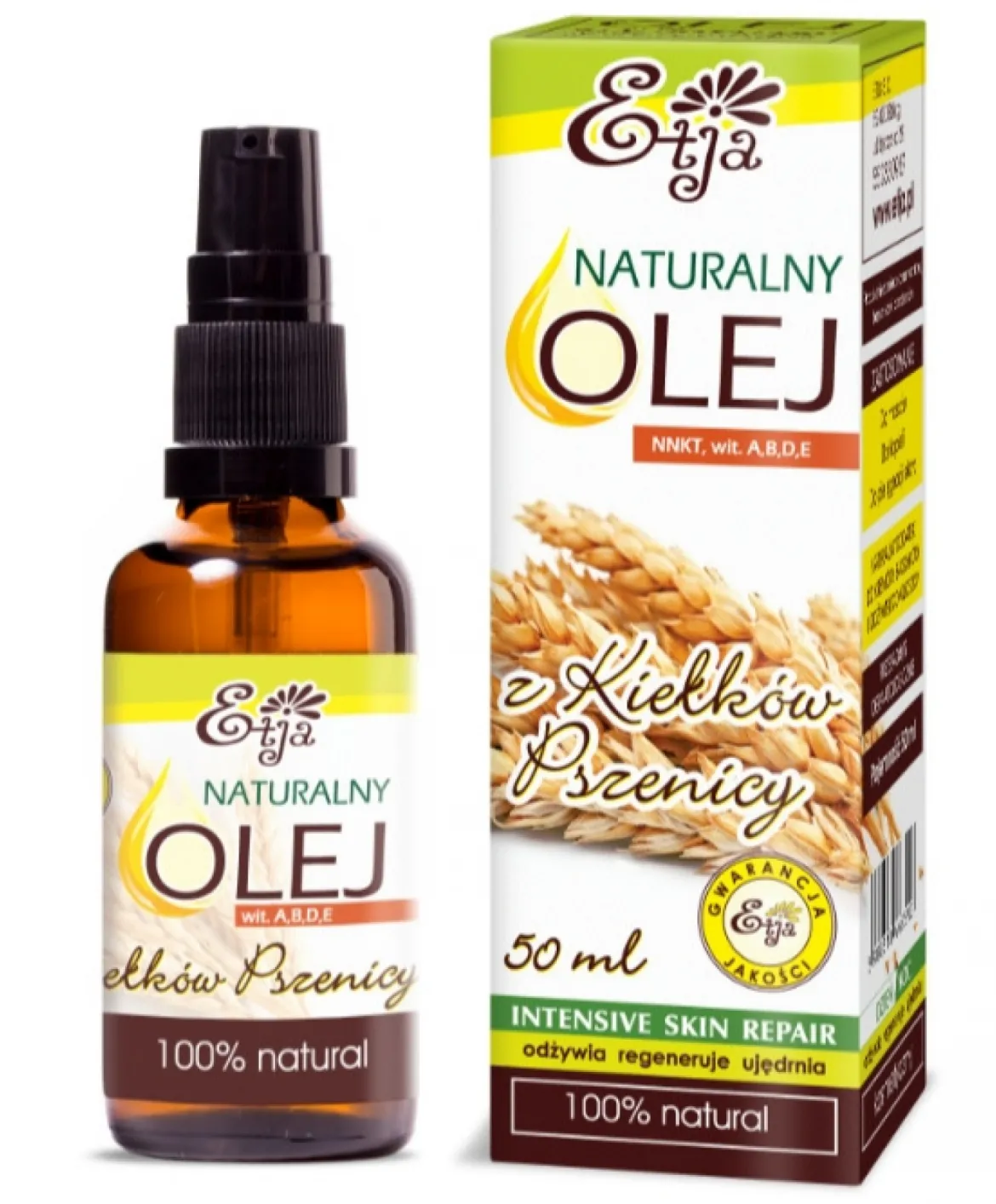 Olej z Kiełków Pszenicy 50ml Etja