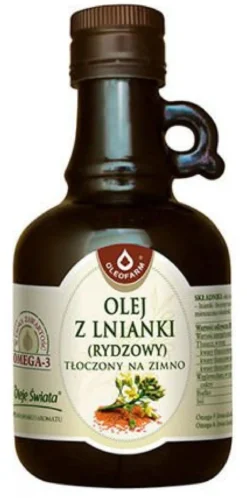Olej z lnianki (Rydzowy) 250ml Oleofarm