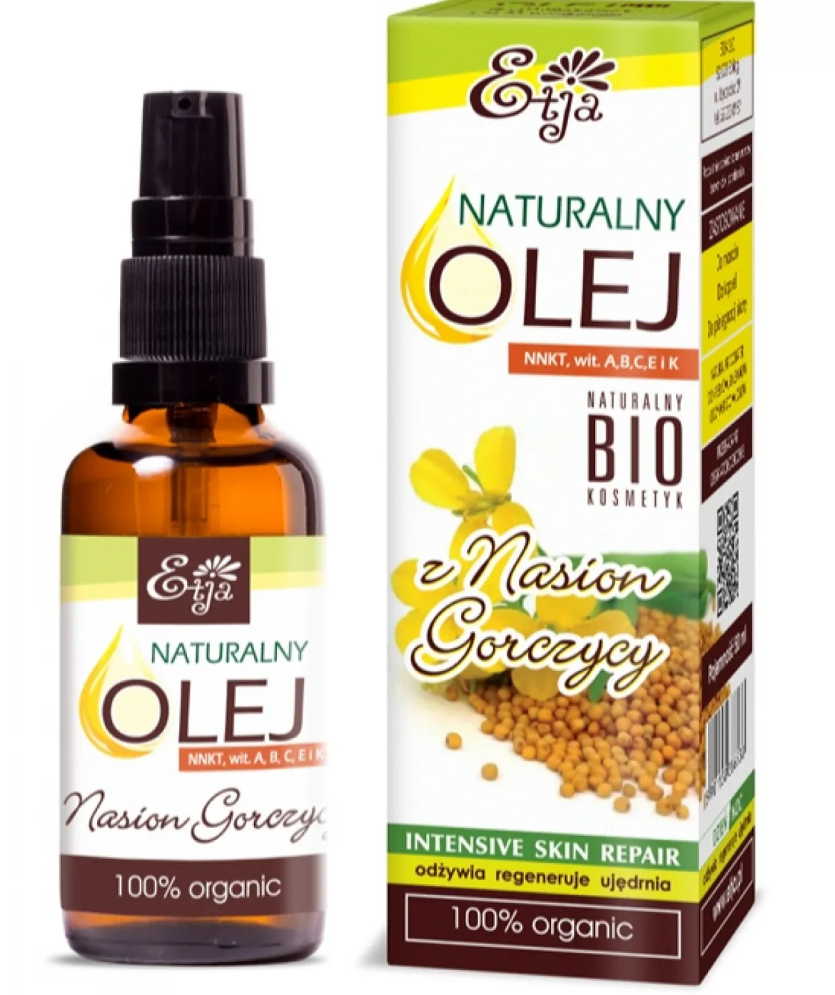 Olej z Nasion Gorczycy Bio 50ml Etja