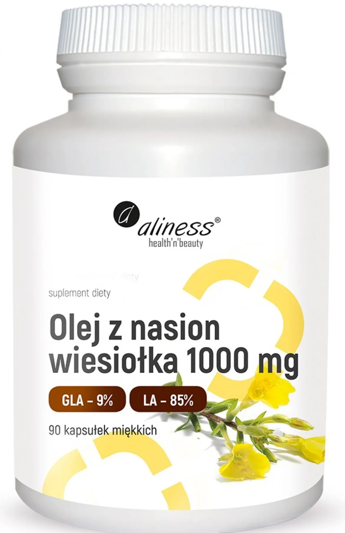 Olej z nasion wiesiołka 1000mg 90 kaps. Aliness