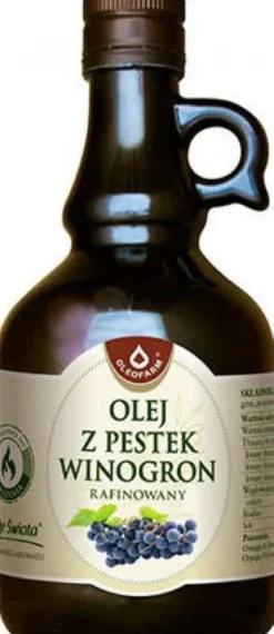 Olej z pestek winogron 500ml Oleofarm