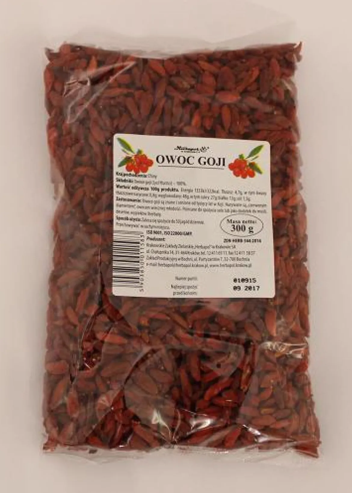 Owoc Goji 300g Herbapol
