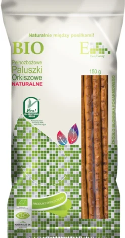 Paluszki orkiszowe pełnoziarniste naturalne BIO 150g Envoy