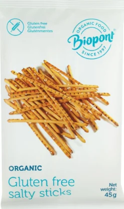 Paluszki solone bezglutenowe BIO 45g Biopont