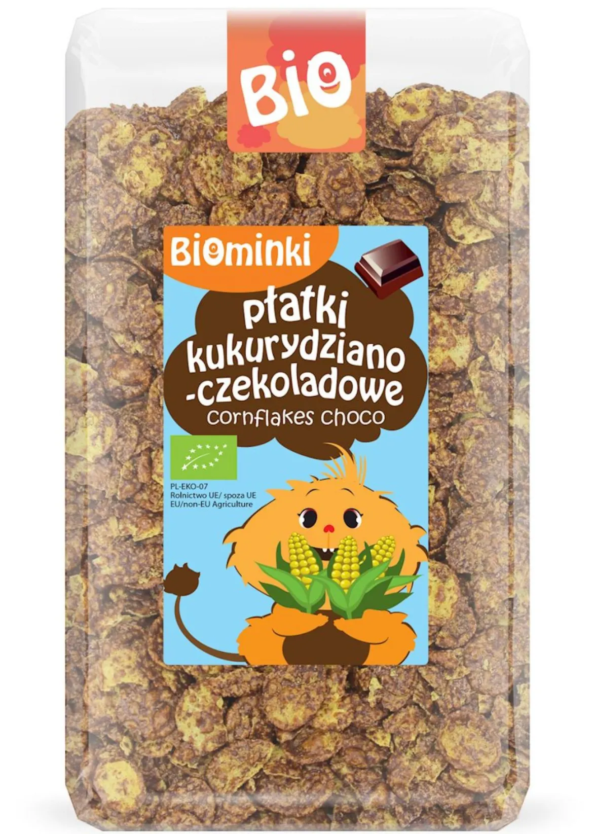 Płatki Kukurydziano Czekoladowe BIO 300g Biominki