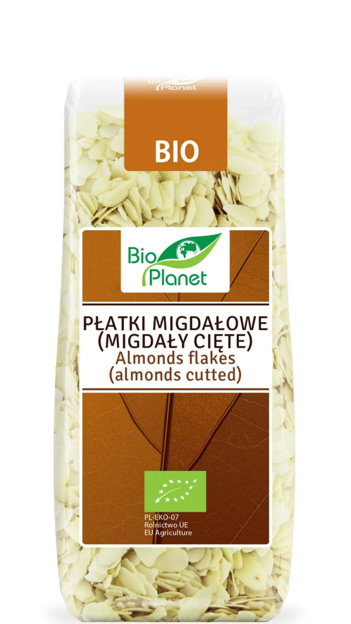 Płatki Migdałowe (Migdały Cięte) BIO 100g Bio Planet