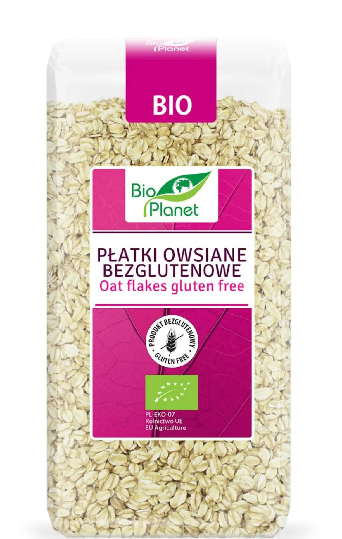 Płatki Owsiane Bezglutenowe BIO 300g Bio Planet