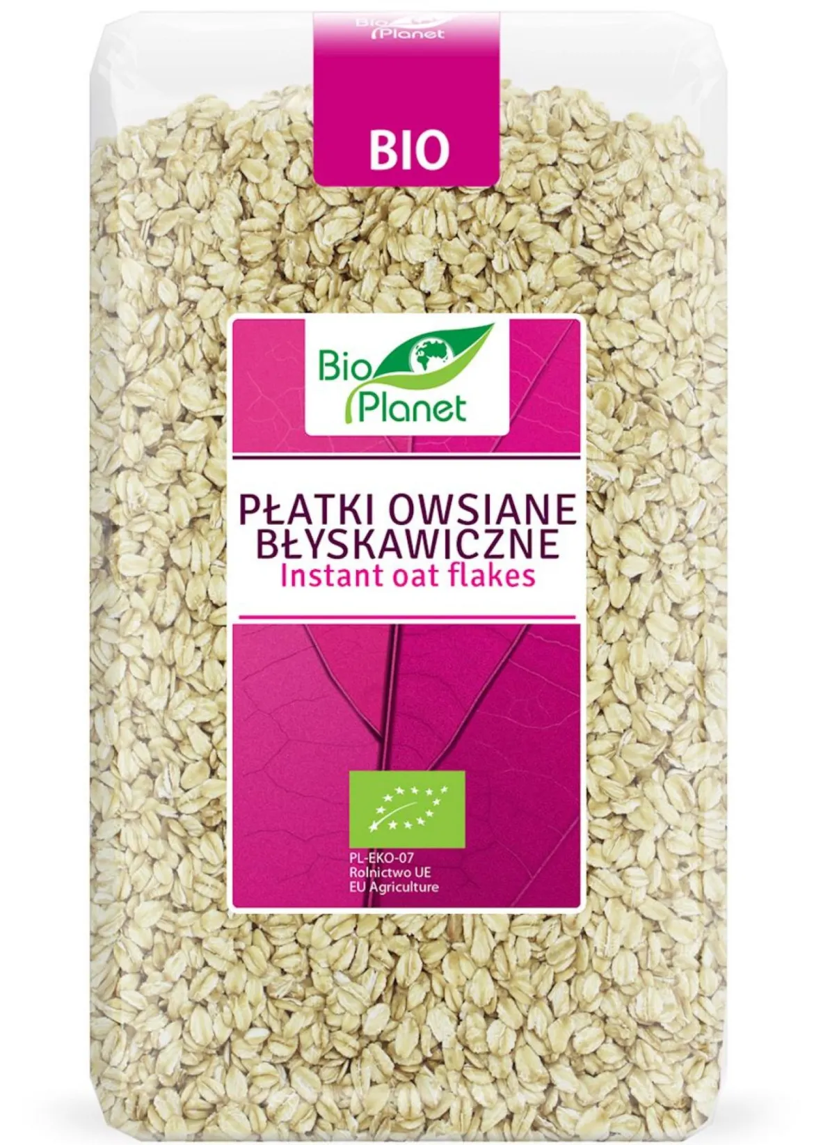 Płatki Owsiane Błyskawiczne BIO 600g Bio Planet