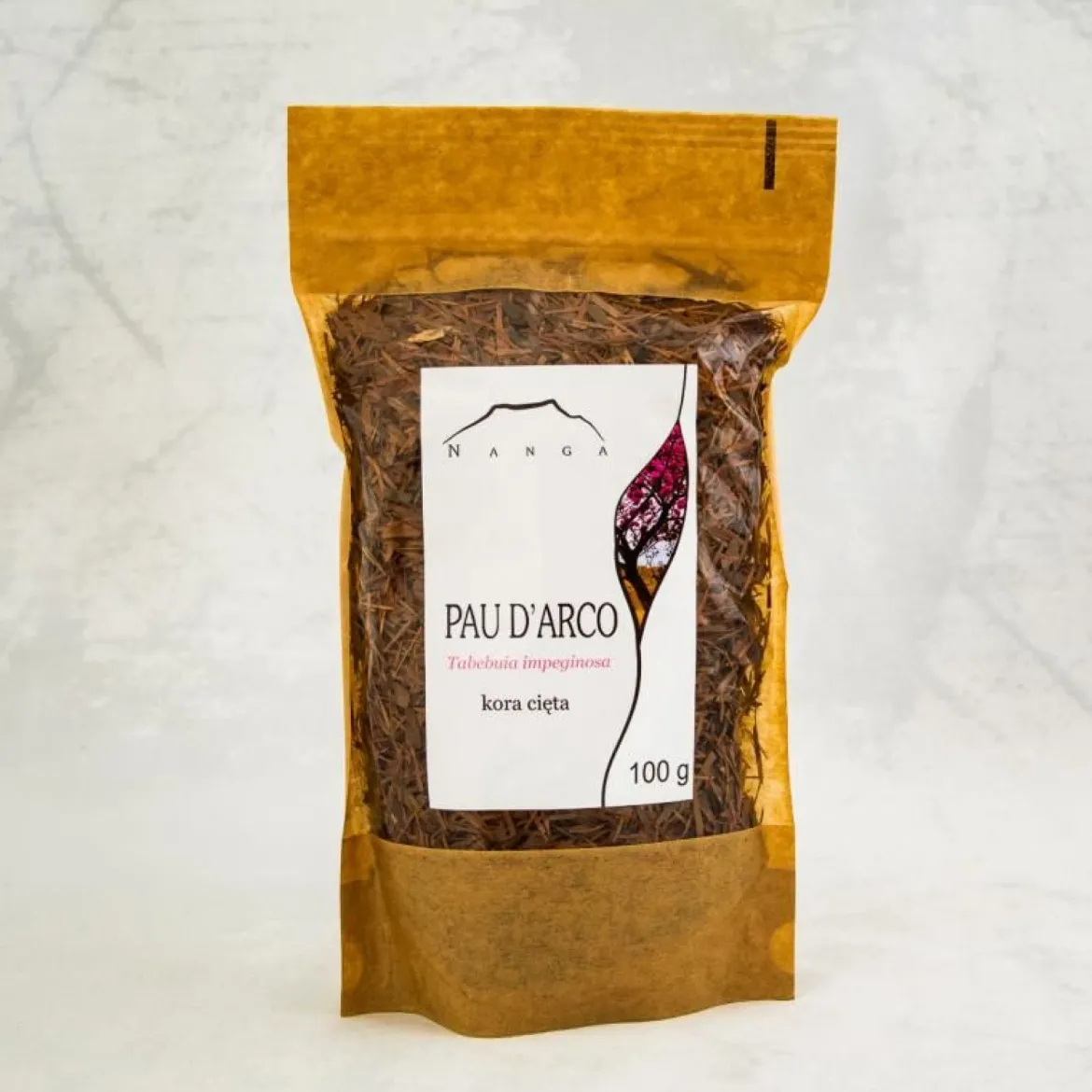 Pau d'arco kora cięta (La pacho) 100g Nanga