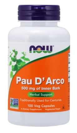 Pau D'Arco 500mg 100 kapsułek Now Foods