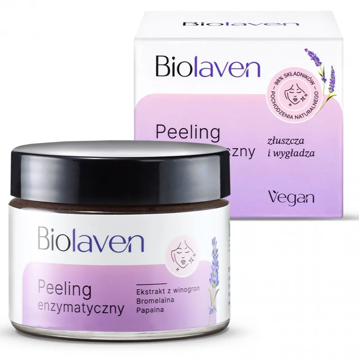 Peeling enzymatyczny do twarzy 45ml Biolaven
