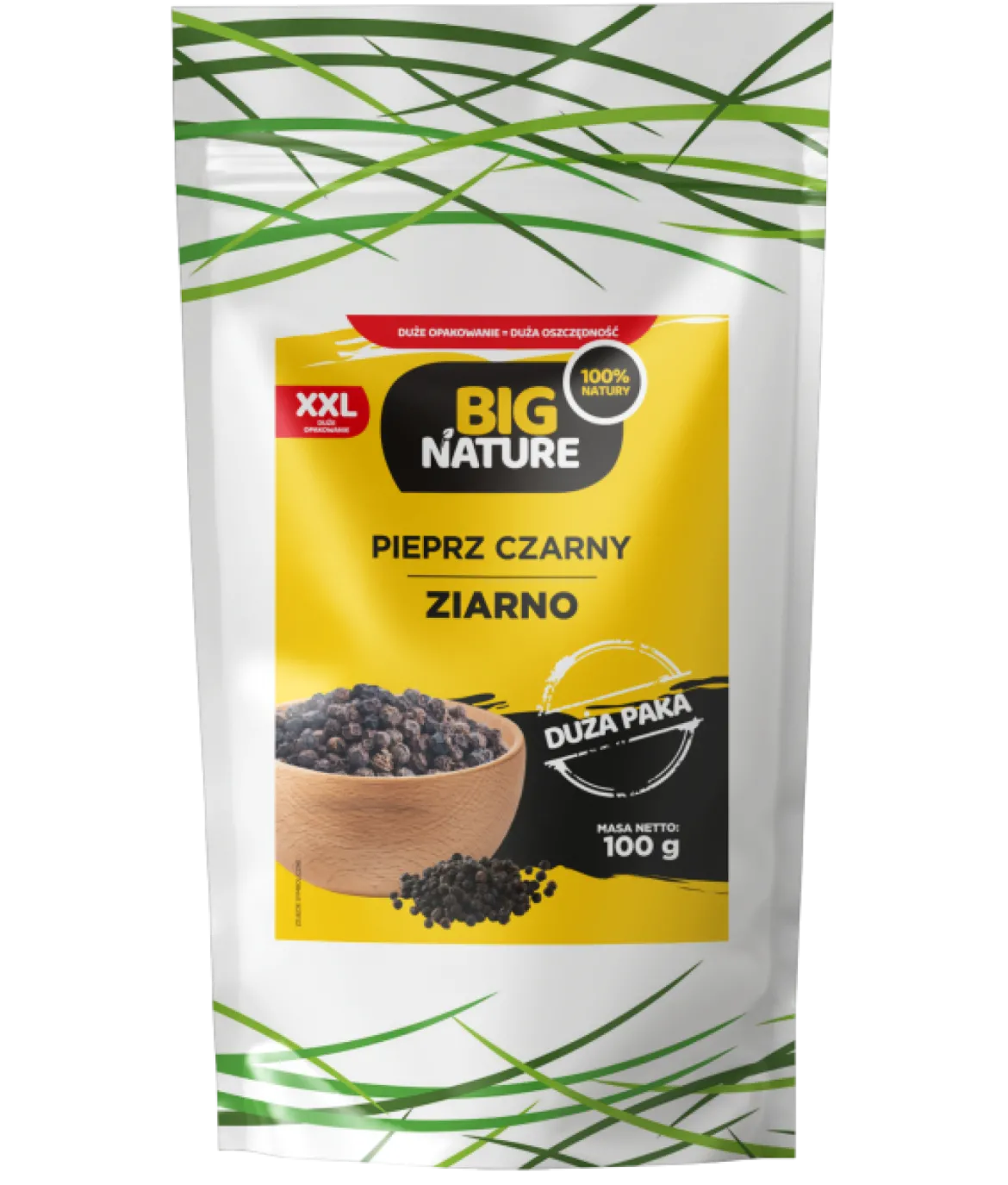 Pieprz czarny ziarno 100g Big Nature