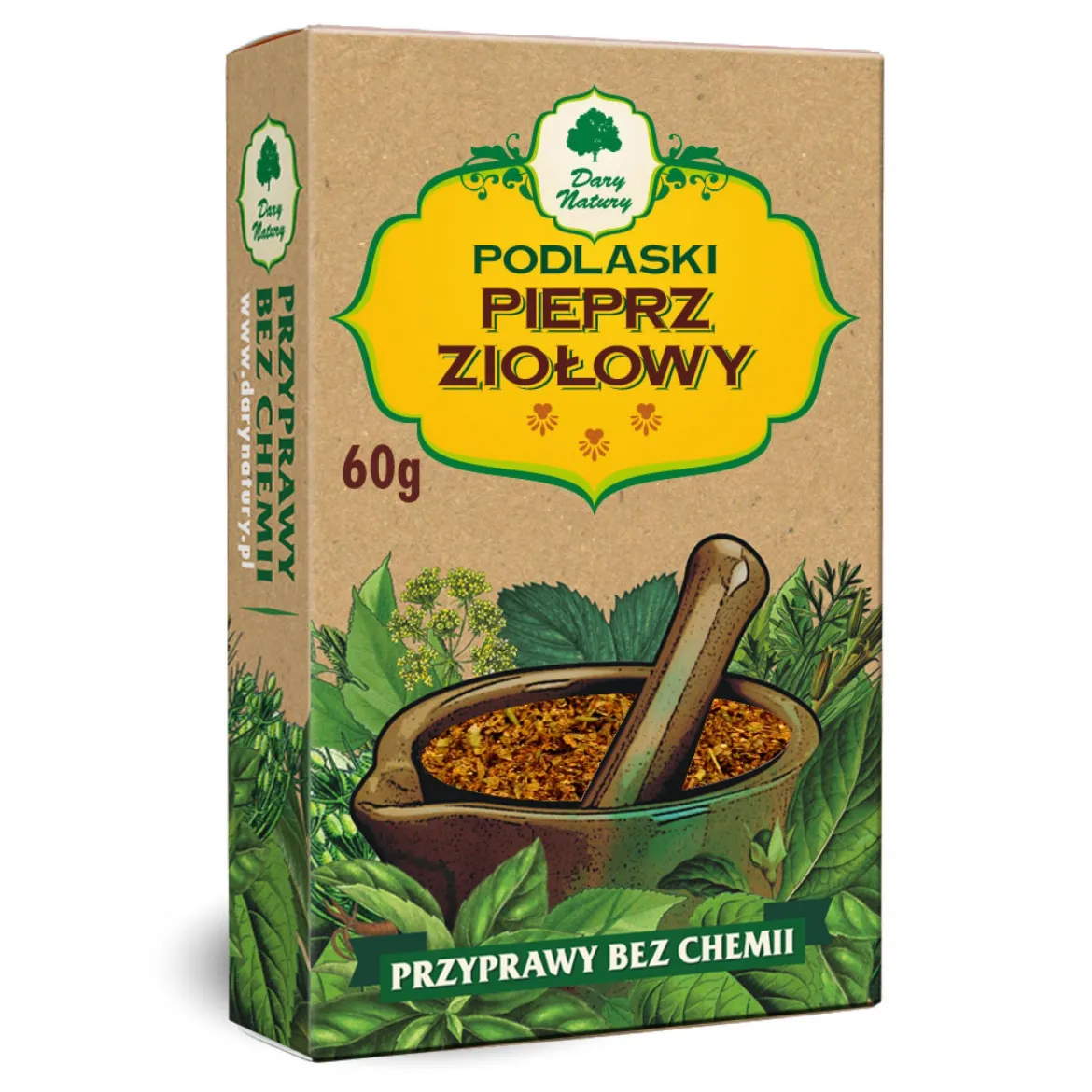 Pieprz ziołowy 60g Dary Natury