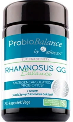 ProbioBalance Rhamnosus GG Balance 5 mld. x 30 vege caps. Aliness