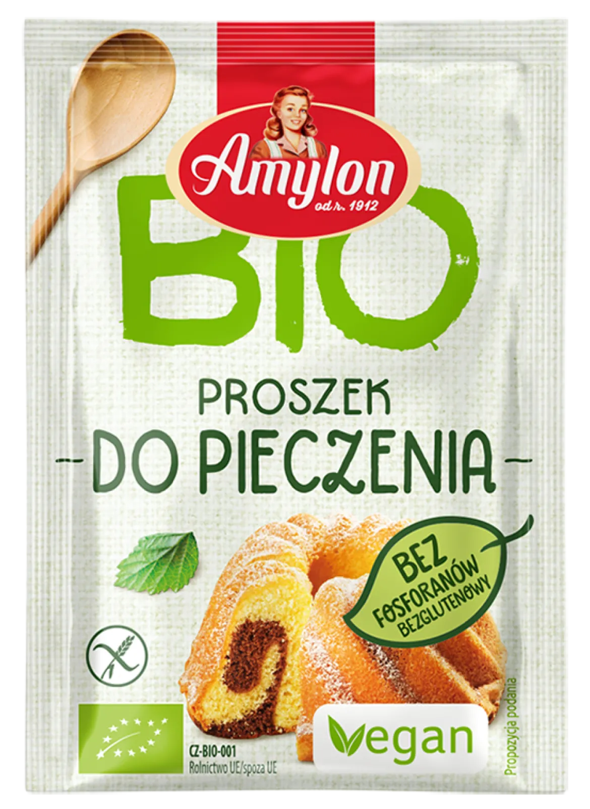 Proszek do pieczenia Bezglutenowy BIO 12g Amylon