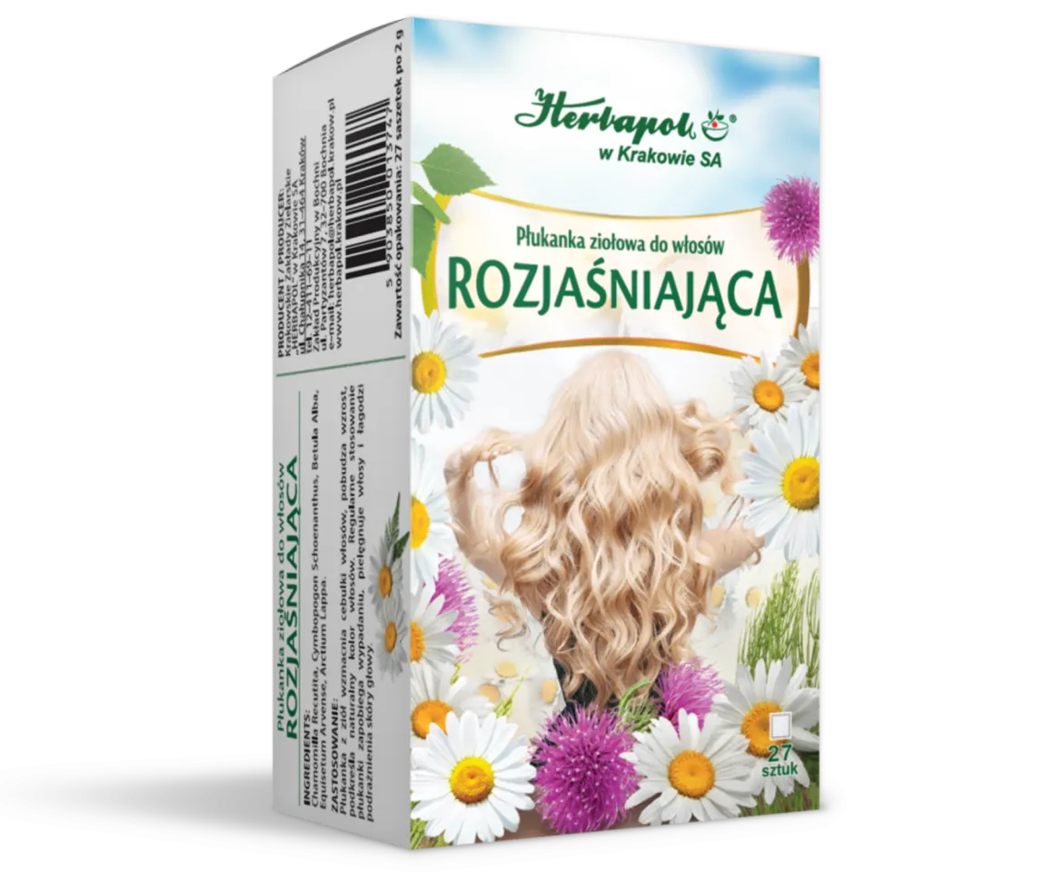 Płukanka do włosów Rozjaśniająca 18x3g Herbapol