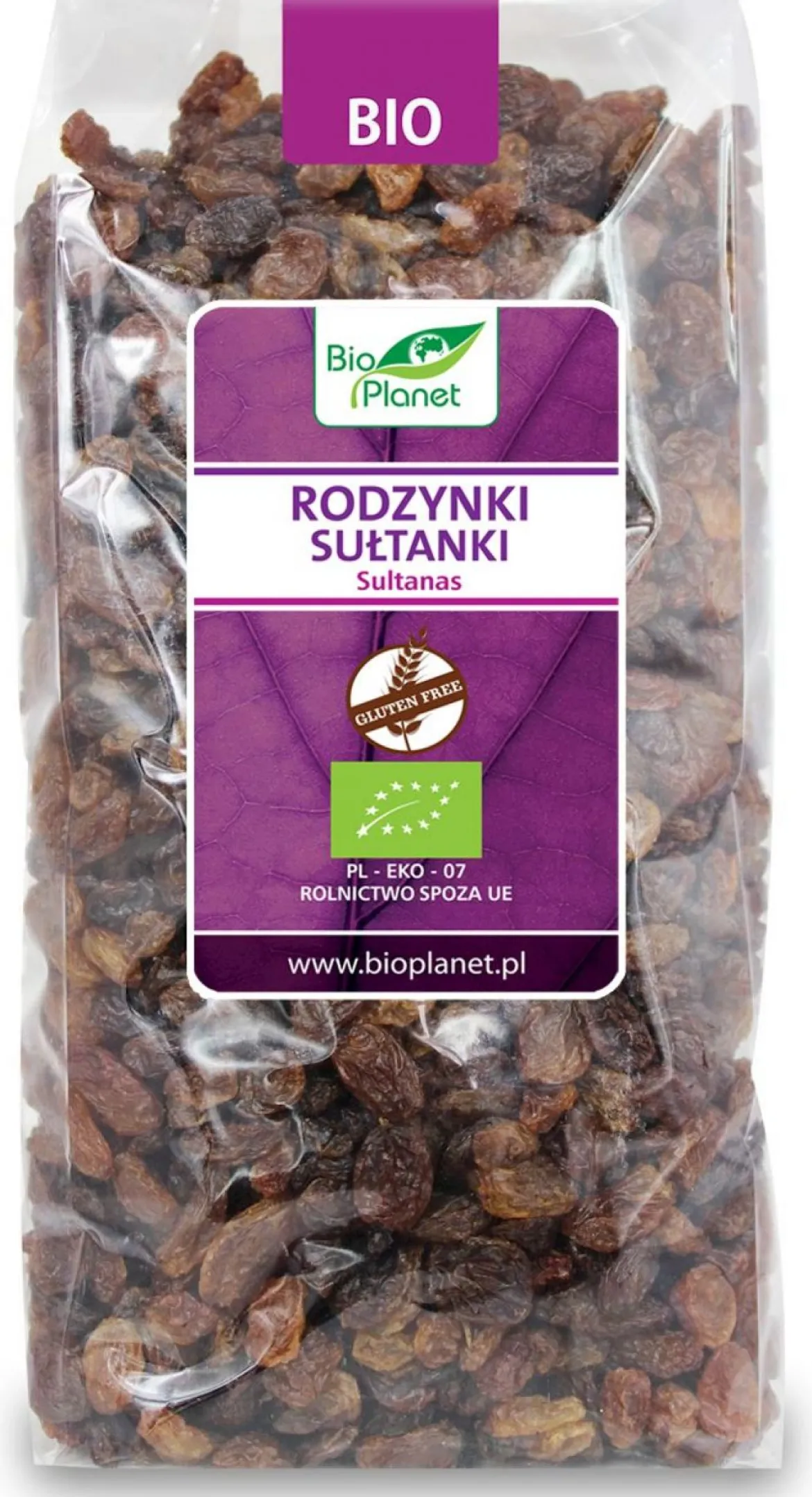 Rodzynki Sułtanki BIO 1kg Bio Planet