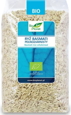 Ryż Basmati Pełnoziarnisty BIO 1kg Bio Planet