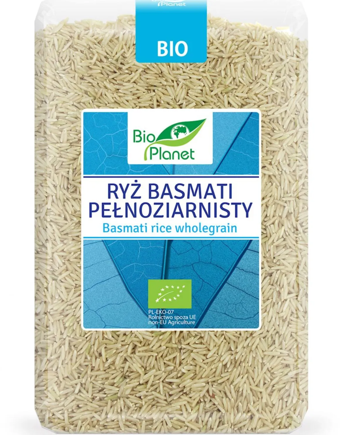 Ryż Basmati Pełnoziarnisty BIO 2kg Bio Planet