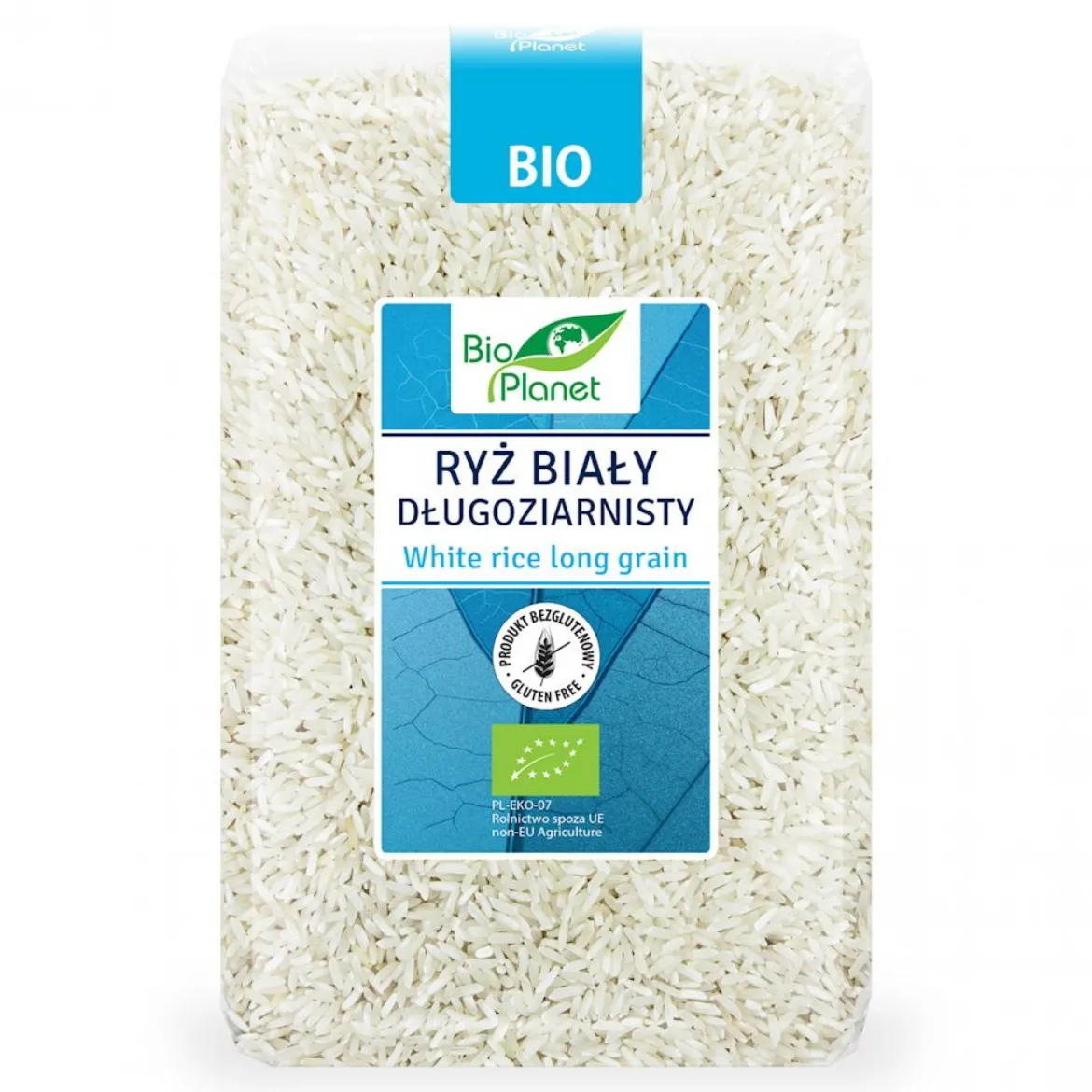 Ryż Biały długoziarnisty BIO 1kg Bio Planet