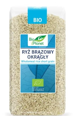 Ryż Brązowy Okrągły BIO 500g Bio Planet